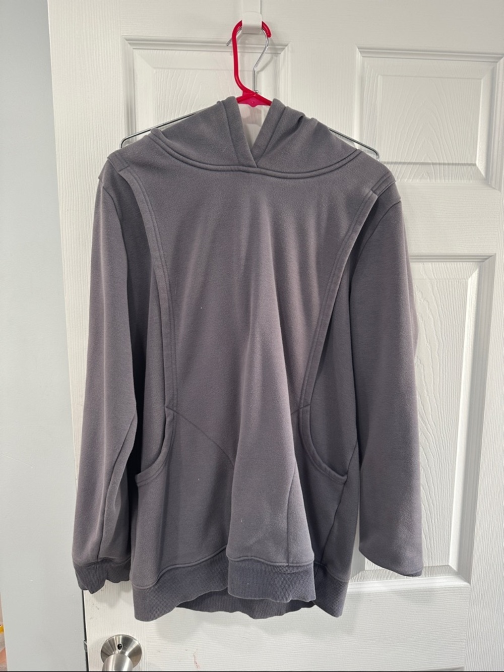 Latched Mama Gray Hooded Sweatshirt